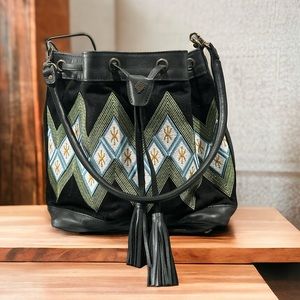 Nena & Co. 10 year anniversary drawstring bucket bag